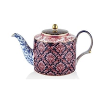 Lamedore Tea Delight Süzgeçli Demlik 1lt Blooming Baroque 1 Adet Kırmızı