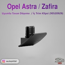 Opel Astra / Zafıra Uyumlu Tavan Döşeme / İç Trım Klipsi 4'lü Paket
