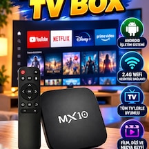 Mx Box Android Tv Box 2.4g Wifi Medya Oynatıcı Tv Uyumlu Eğlence Kutusu