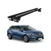 Venüs Renault Megane Station Wagon 2016-2023 Uyumlu Siyah Ara Atkı Port Bagaj Tavan Barı