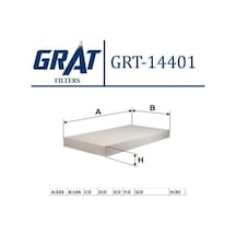 GRAT 14401 Polen Filtresi Croma 05- / Vectra C 04- Corsa C 00- Combo 01- Tigra 04- Sıgnum 03- / 9-3 02- Kanatsız
