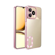 Realme C53 Kılıf Kamera Lens Korumalı Logo Gösteren İnce Hafif Pazarplus Rose Gold