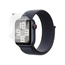 Apple Watch Se 3 44mm İle Uyumlu Ekran Koruyucu, Tam Kaplayan Akıllı Saat Koruması, Çizilmeye Dayanıklı Tpu Koruma 2 Adet, Hd Şeffaf Çok Renkli