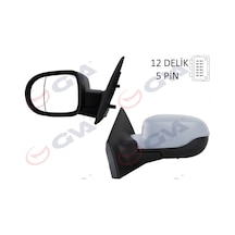 Dış Dikiz Aynası Elektrikli Sol Clio 3 Hb 09 Isıtmalı Astarlı Asferikli Cam 5