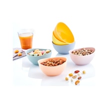 Rengarenk 6 Adet Plastik Çerezlik - 300 Ml