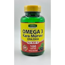 Vitapol Omega 3 Kids Karamürver Çocuklar Özel Balık Yağı 100 Kapsül
