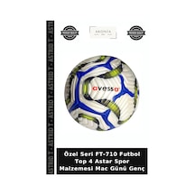 Özel Seri Ft-710 Futbol Top 4 Astar Spor Malzemesi Mac Günü Genç Çok Renkli