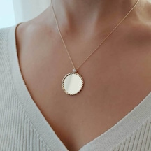 Altınbeyi Plaka Kolye 14 Ayar Altın 3.55 Gram