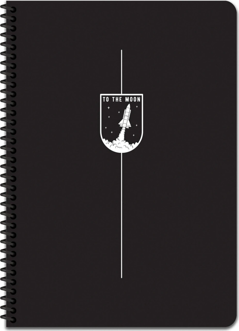 A4 Çizgili Defter Uzay - To The Moon