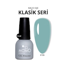 Momo Professional Kalıcı Oje K106 Yeşil Gri 14 Ml