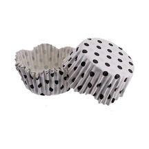 Cupcake Kalıbı Pet Kapsül Dalgalı Kek Kalıbı 65X38 Mm 100 Adet N11.1124