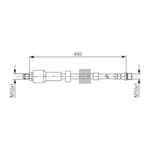 Bosch 1987481688 Ön Fren Hortum Cıtroen C4 Iı 09 18 Ds4 11 15 Esp Siz Araçlar İçin 4806 n6