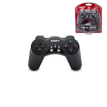 Joypad - Gamepad Siyah Oyun Kolu Usb Kablo 13 Düğme - 8 Yön Tetikleyici 1.5mt Kablo 2