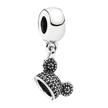 Nur Silver Mickey Mouse Şapkası Gümüş Charm Nur-bl00125