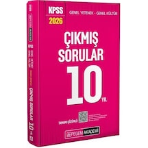 Pegem 2026 Kpss Genel Yetenek Genel Kültür Son 10 Yıl Çıkmış Sorular Çözümlü Pegem Akademi Yayınları