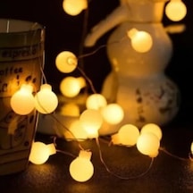 Hubrendy Emin 5m 28 Led Gün Işığı Şeffaf Kablo Fişli Eklemeli