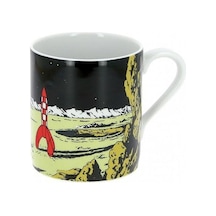 Tintin - Ay'a Roket - Çok Renkli Kupa