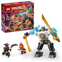 LEGO® NINJAGO® Zane’in Savaş Zırhı Mech’i 71827 - 6 Yaş ve Üzeri Çocuklar için 3 Minifigürlü Yaratıcı Oyuncak Yapım Seti (92 Parça)