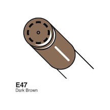 Copic Ciao Marker - E47 - Dark Brown
