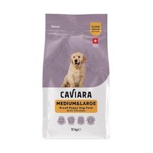 Caviara Tavuklu Orta Ve Büyük Irk Yavru Köpek Maması 12 Kg