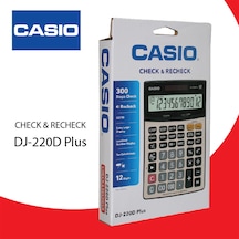Casio Dj-220D Plus 12 Haneli Hesap Makinesi