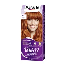 Palette Göz Alıcı Renkler 7-77 Yoğun Bakır Saç Boyası 110 Ml 5'li Avantaj Paketi Mıchu