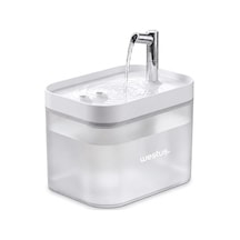 İnpets H13 1.5 Litre Ultra Sessiz Evcil Hayvan Kedi Köpek Su Pınarı Çeşmesi Su Sebili Şelalesi 3 Akış Hızı Kontrollü Yıkanabilir Filtreli Gıda Sınıfı Antibakteriyel Bpa Free