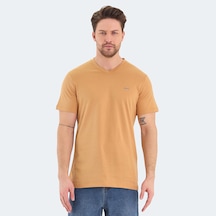 Slazenger RIVALDO Erkek V Yaka Hardal Tişört