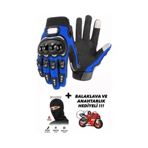 Speed Biker Motosiklet Bisiklet Eldiveni Dokunmatik Özellikli Yasaya Uygun Etiketli Sb Uzun Mavi Eldiven - 865142044 Diğer