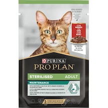 Purina Pro Plan Sterilised Sığır Etli Pouch Yetişkin Kedi Konservesi 85 G