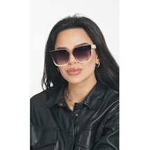 - Büyük Kare Selin Model Popüler Yeni Sezon Kadın Güneş Gözlüğü Bej - 639411957 Çok Renkli