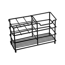 Diş Fırçası Tutucusu, Depolama Rafıyla Uyumlu Black 6 Grıd Siyah Çok Renkli