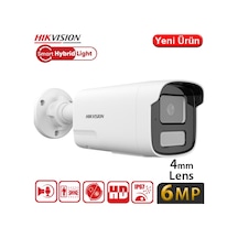 Hıkvısıon Ds-2cd1t63g2-lıuf/sl 6mp 4mm Akıllı Çift Işık Çift Yönlü Konuşma Bullet Kamera-50mt