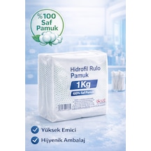 Northcity Hidrofil Rulo Pamuk 1 Kg - Saf Pamuk Yüksek Emici Medikal Ve Kozmetik Kullanım