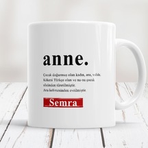 -kişiye Özel Anne Kupa Bardak Beyaz