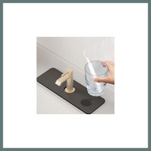 Bezos Su Emici Sihirli Lavabo Kenar Matı 38x13cm Mc-605 Ventra Çok Renkli