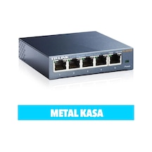 Tp-lınk Tl-sg105, 5 Port, Gigabit, Metal Kasa, Yönetilemez, Masaüstü Switch