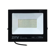 Led Projektör 100 Watt Slim Kasa 220v 6500k Beyaz Işık Zmr