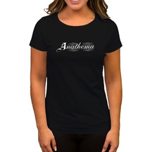 Anathema Logo Siyah Kadın Tişört
