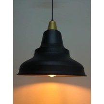 Riolight Retro Siyah Içi Altın Tekli Metal Sarkıt (538294708)