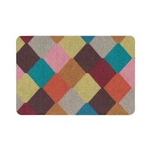 Ikea Torgplats Kapı Önü Paspası 40 X 60 Cm Sarı - Pembe - Açık Lacivert - Turuncu - Gri Çok Renkli