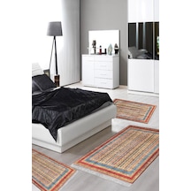 Eko Trend Djt Yıkanabilir Kaymaz Taban 3 Lü Yatak Odası Takımı M12296 Persian Bordo