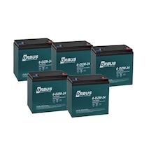 Orbus 12v 24ah 5 Li Takım Elektrikli Bisiklet Aküsü Yeni Tarih