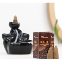 Aromatika Kahve Aromalı Geri Akışlı Şelale Tütsü