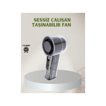 100 Kademeli Ayarlanabilir Mini Fan Dijital Ekranlı Serinici