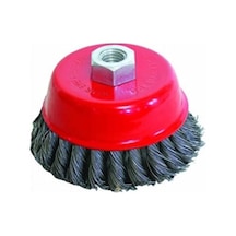 Burgulu Telli Çanak Firça 65 Mm