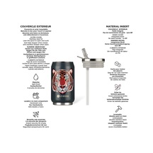 280ml Çift Katmanlı Paslanmaz Çelik Isı Yalıtımlı Termos Tiger Sızdırmaz, Bpa İçermez, 5 Saat Sıcak &amp A Diğer