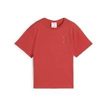 Puma X Hk&fr Graphic Tee Kırmızı Kız Çocuk T-shirt & Polo