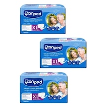 Canped Tekstil Yüzeyli Belbantlı Yetişkin Hasta Bezi XL 3 x 30'lu