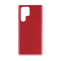 Zore Galaxy S22 Ultra Kılıf Nvth Premier Silikon Kapak - Kırmızı